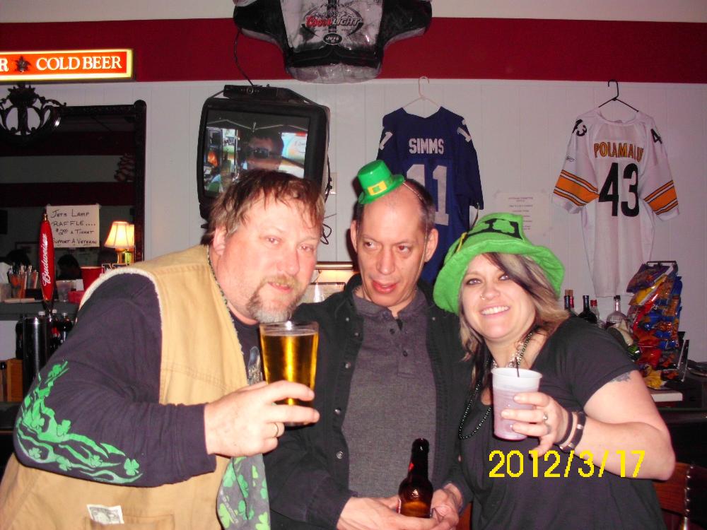 St. Patrick's Day 2012.
Mike, Doug & April